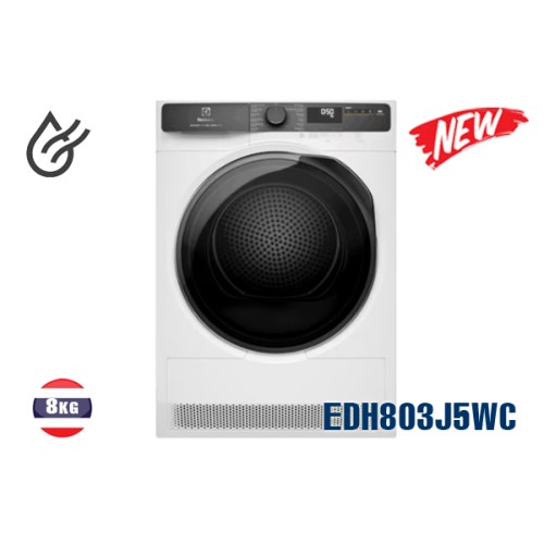 Máy sấy bơm nhiệt Electrolux 8kg EDH803J5WC Máy sấy bơm nhiệt Electrolux 8kg EDH803J5WC